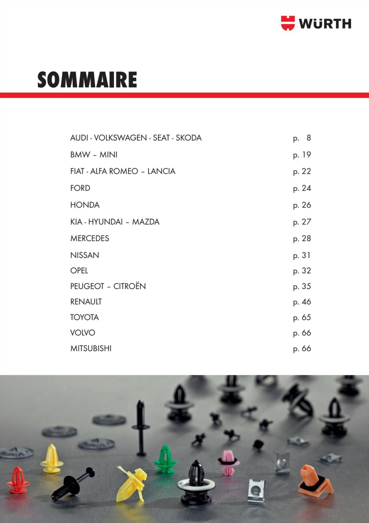 Catalogue Würth - Programme D´Agrafes , page 00002