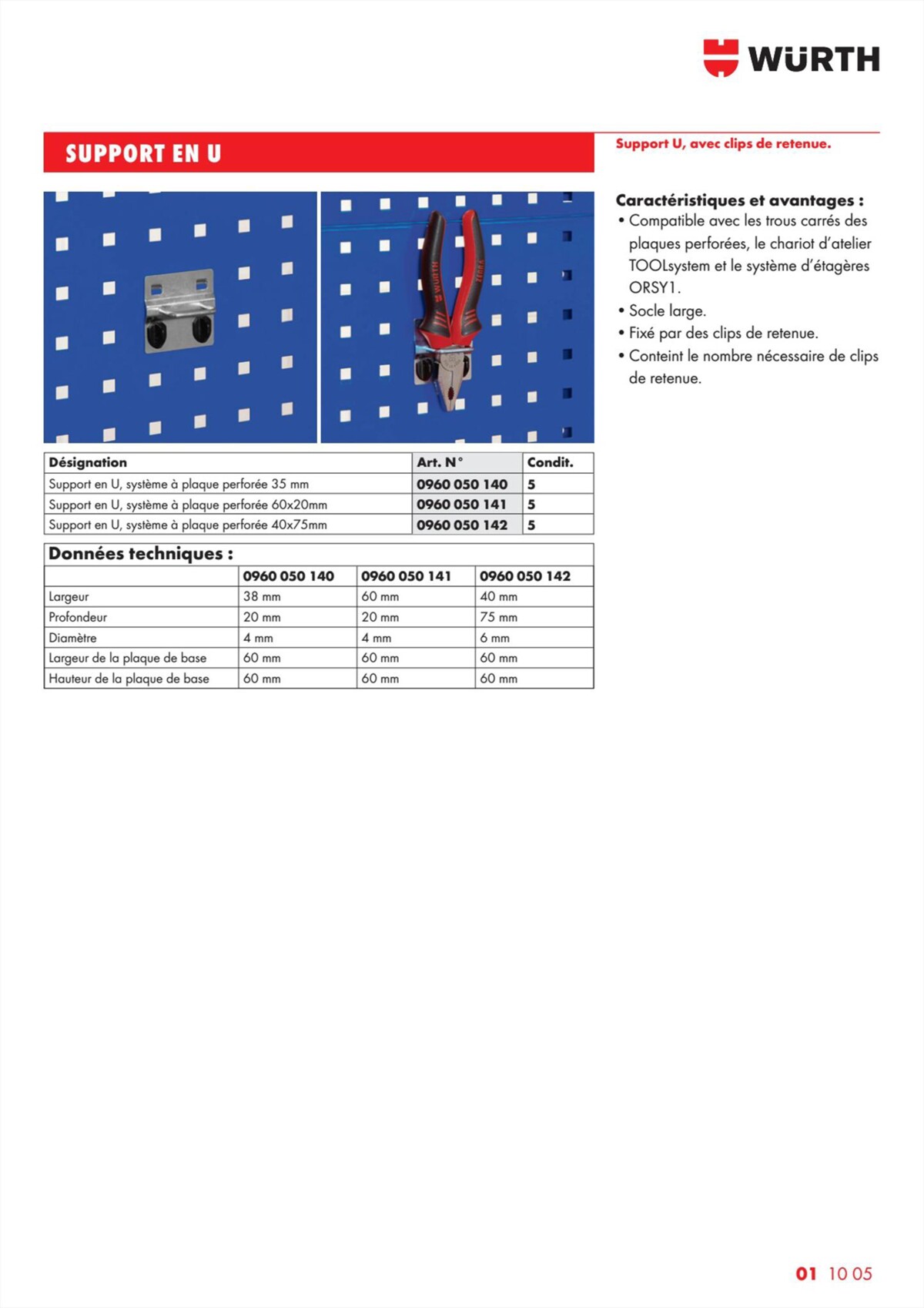 Catalogue Würth - D´Équipement, page 00009