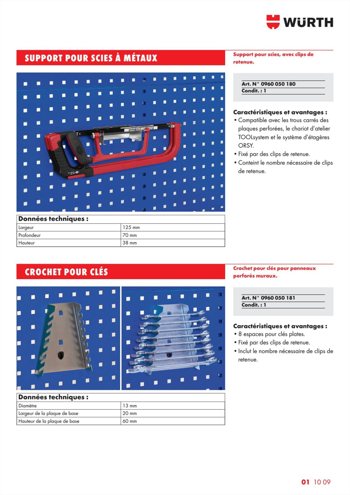 Catalogue Würth - D´Équipement, page 00013