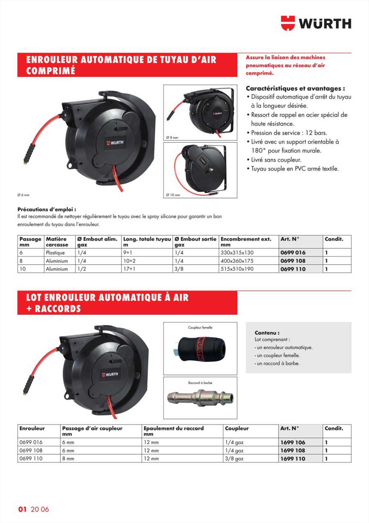 Catalogue Würth - D´Équipement, page 00024