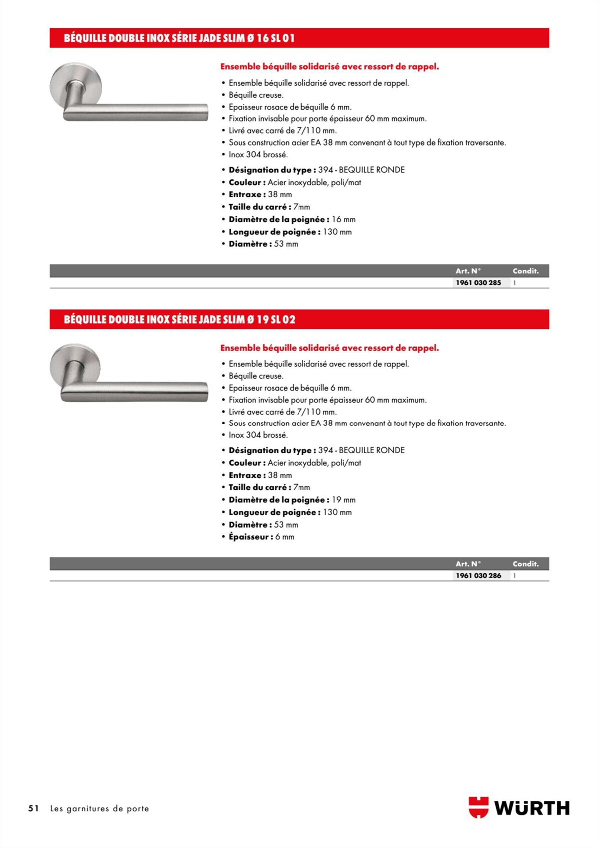 Catalogue Gamme - Würth, page 00051