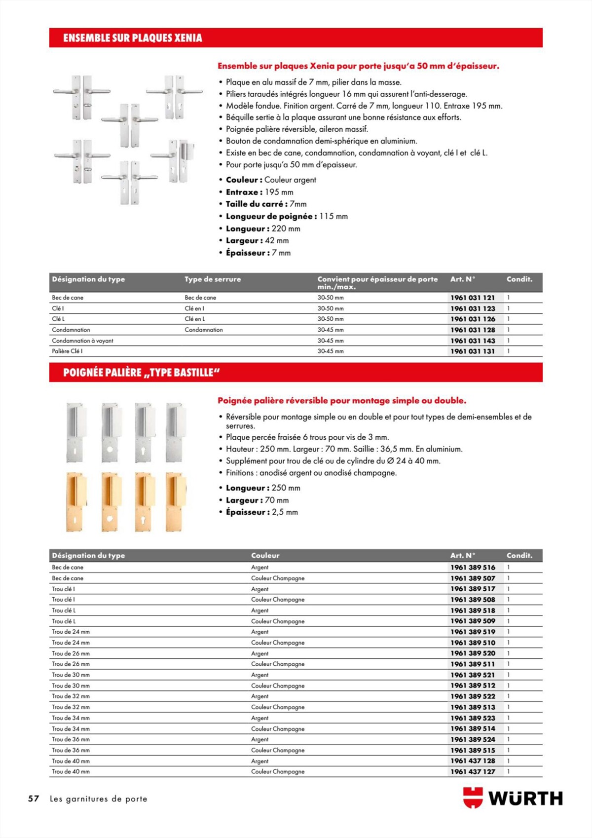 Catalogue Gamme - Würth, page 00057