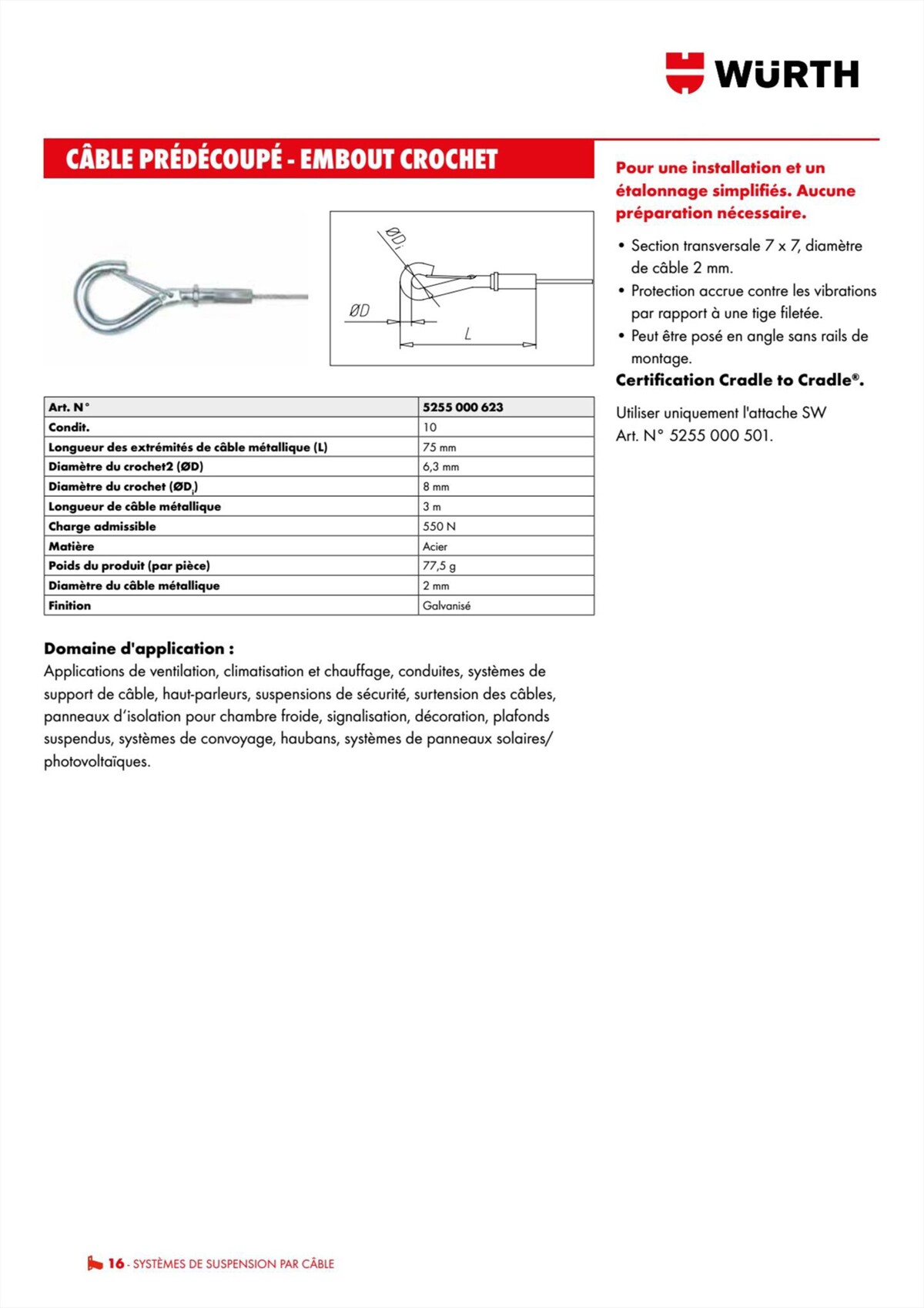 Catalogue Würth - Techniques Installateurs, page 00016