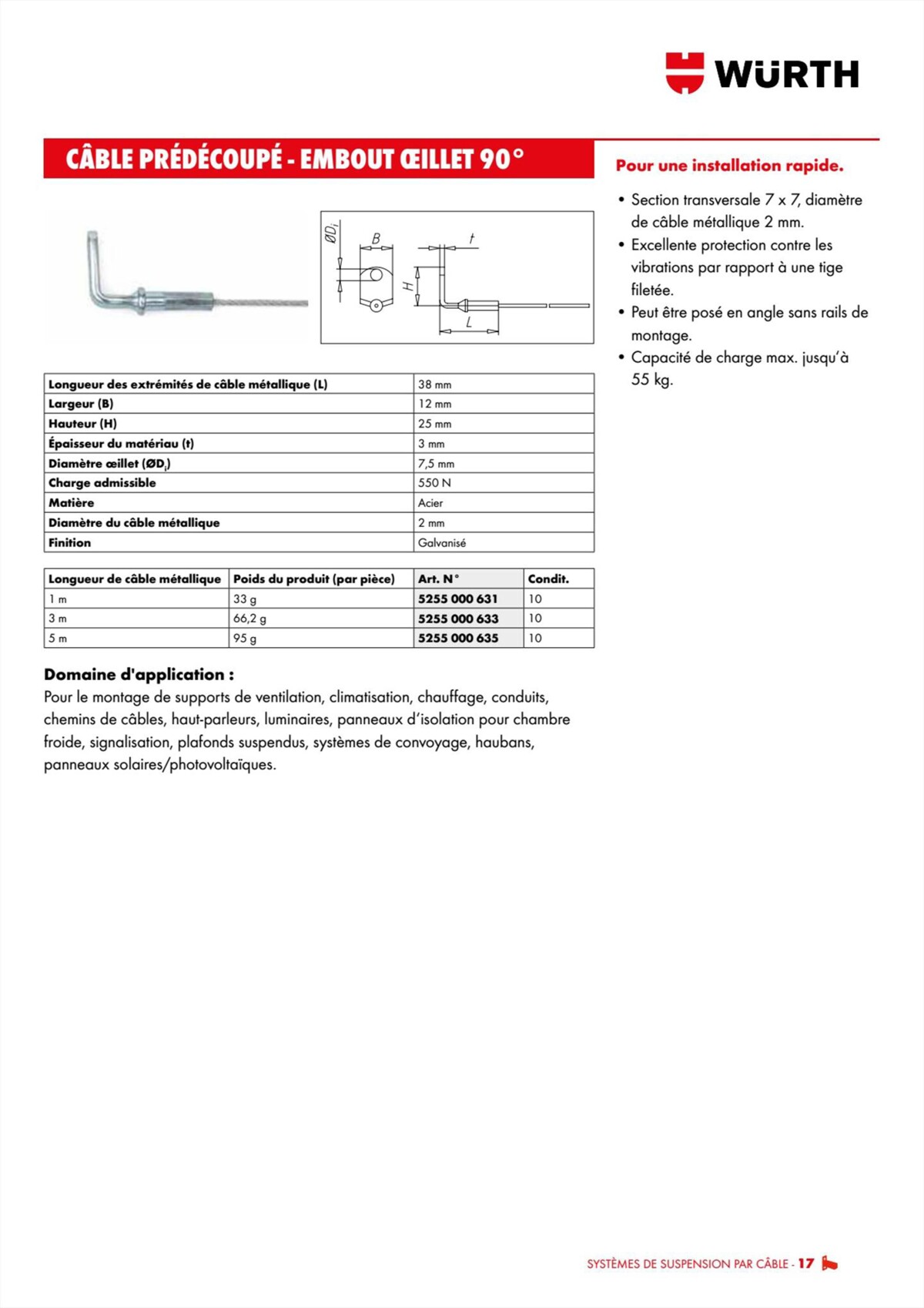 Catalogue Würth - Techniques Installateurs, page 00017