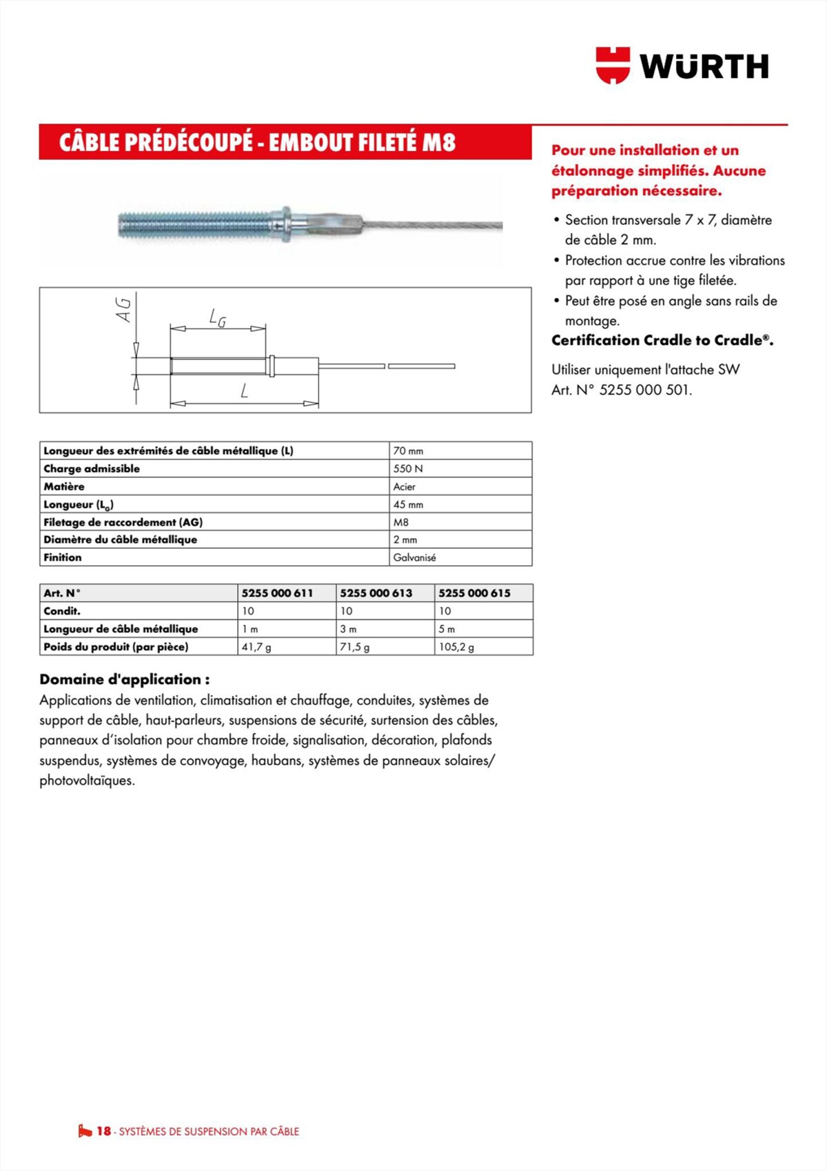 Catalogue Würth - Techniques Installateurs, page 00018