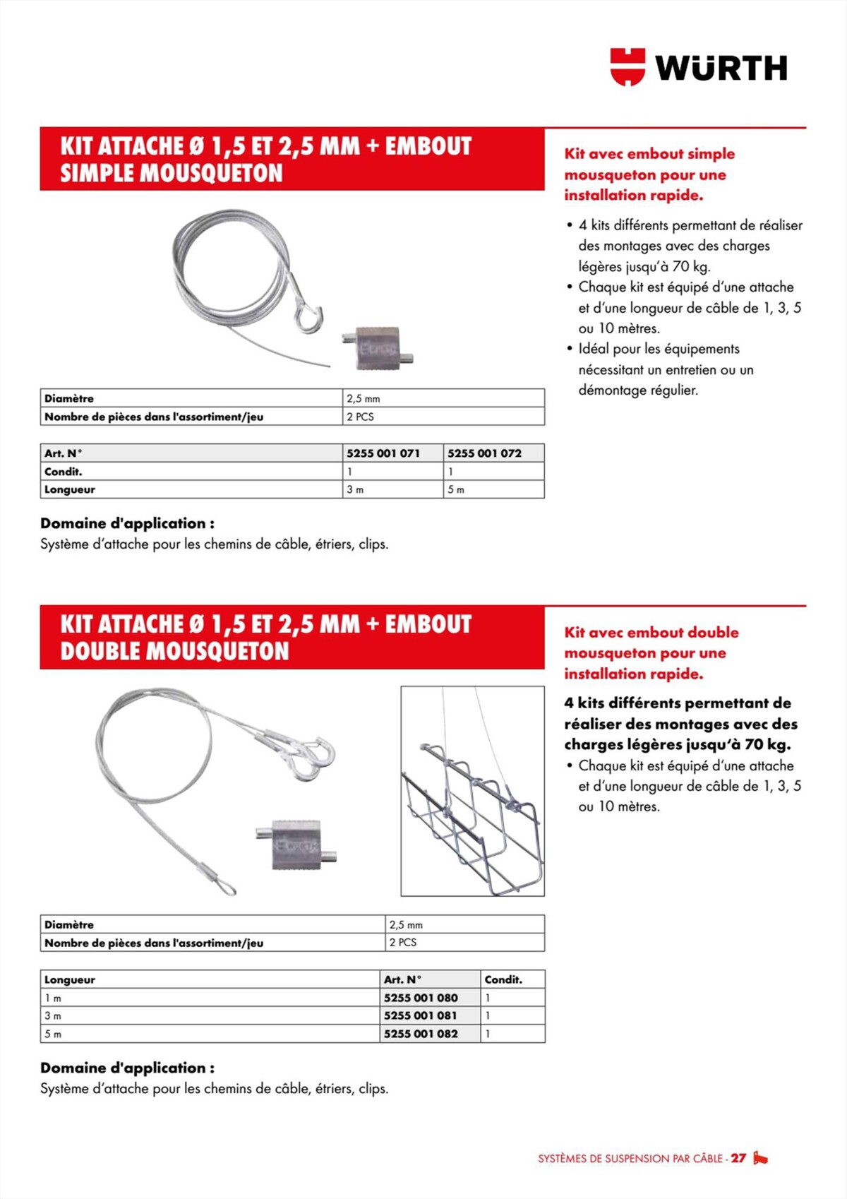 Catalogue Würth - Techniques Installateurs, page 00027