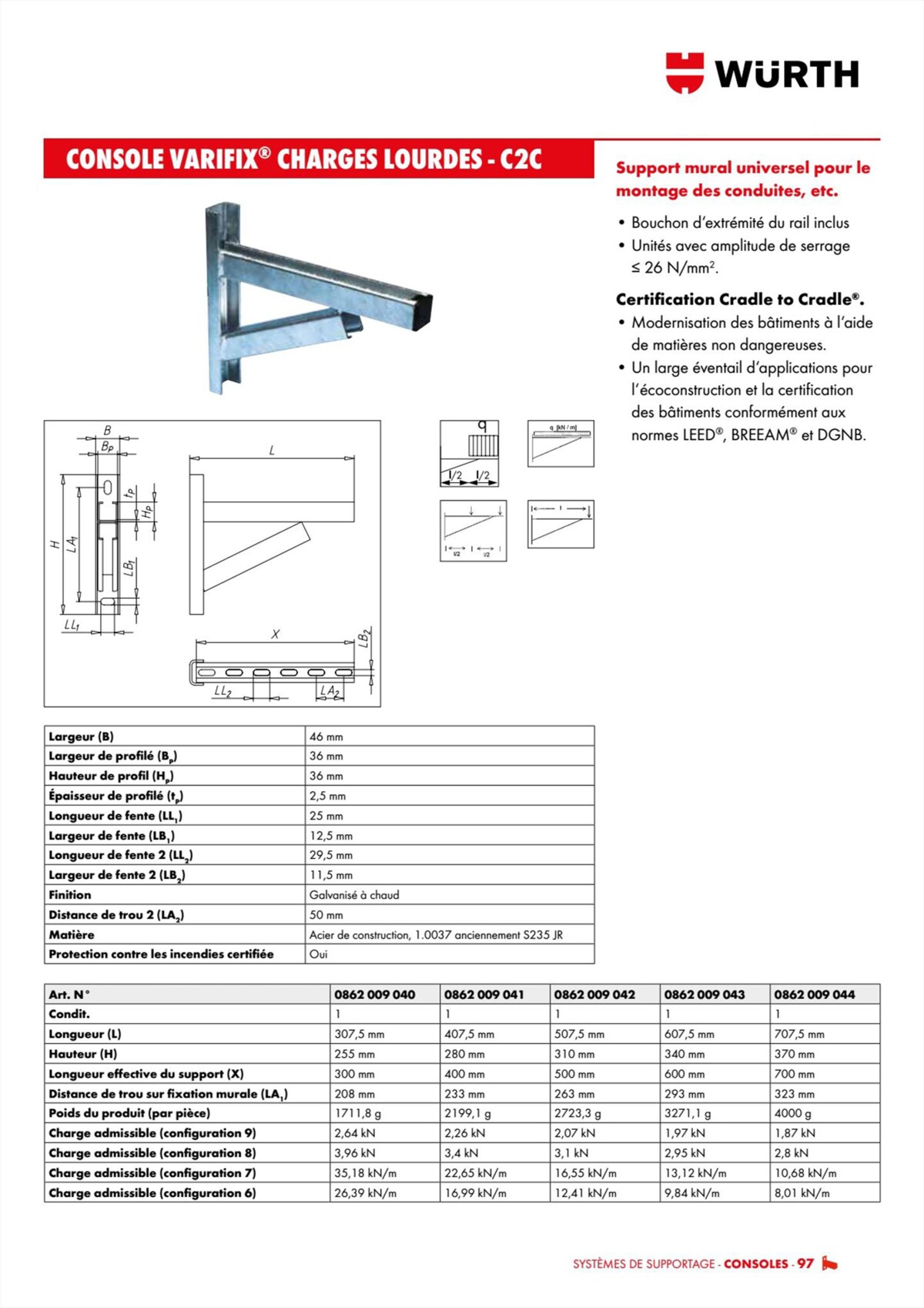 Catalogue Würth - Techniques Installateurs, page 00097