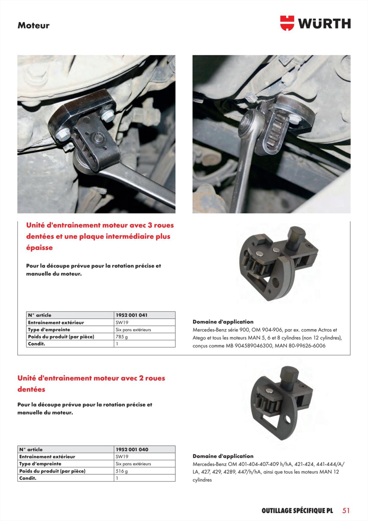 Catalogue Würth - L´Outillage Spécifique , page 00051