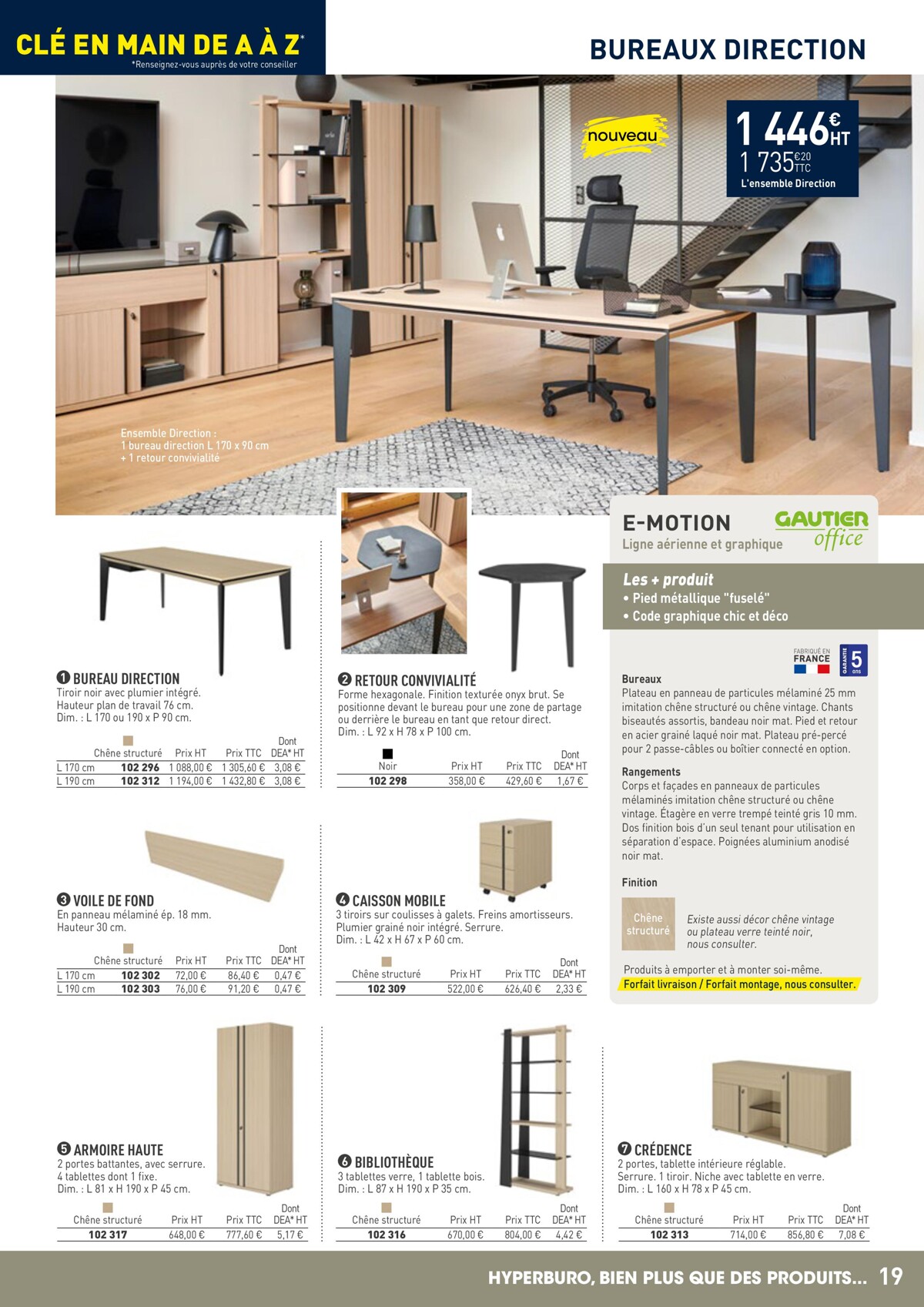 Catalogue Sélection Mobilier Hyperburo 22/23, page 00019