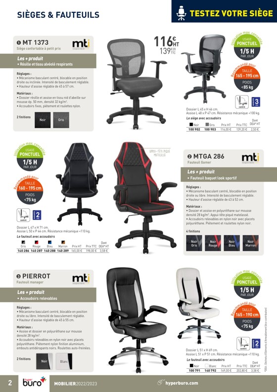 Catalogue Hyperburo à Paris | Sélection Mobilier Hyperburo 22/23 | 09/06/2023 - 31/12/2023