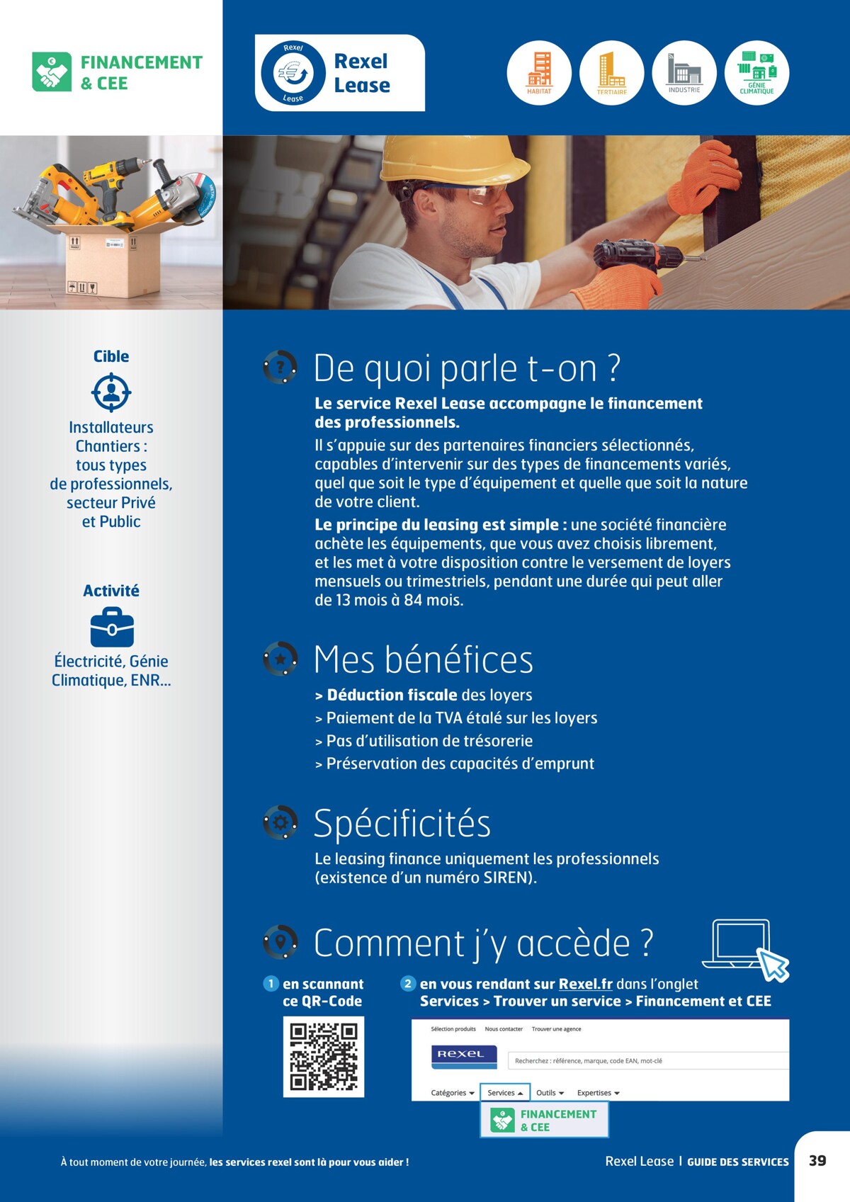 Catalogue Guide Des Services 2023 - Rexel, page 00039