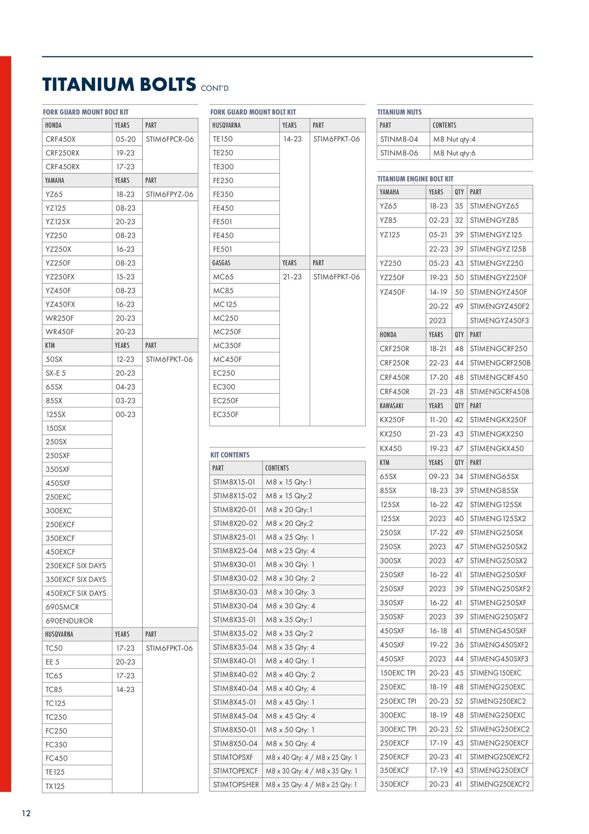 Catalogue Scar Racing Catalogue 2023, page 00014