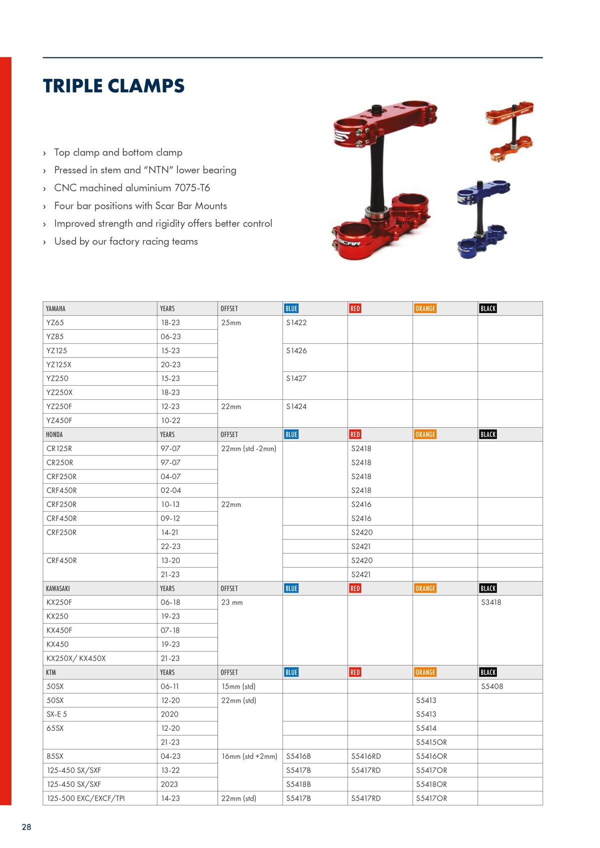 Catalogue Scar Racing Catalogue 2023, page 00030