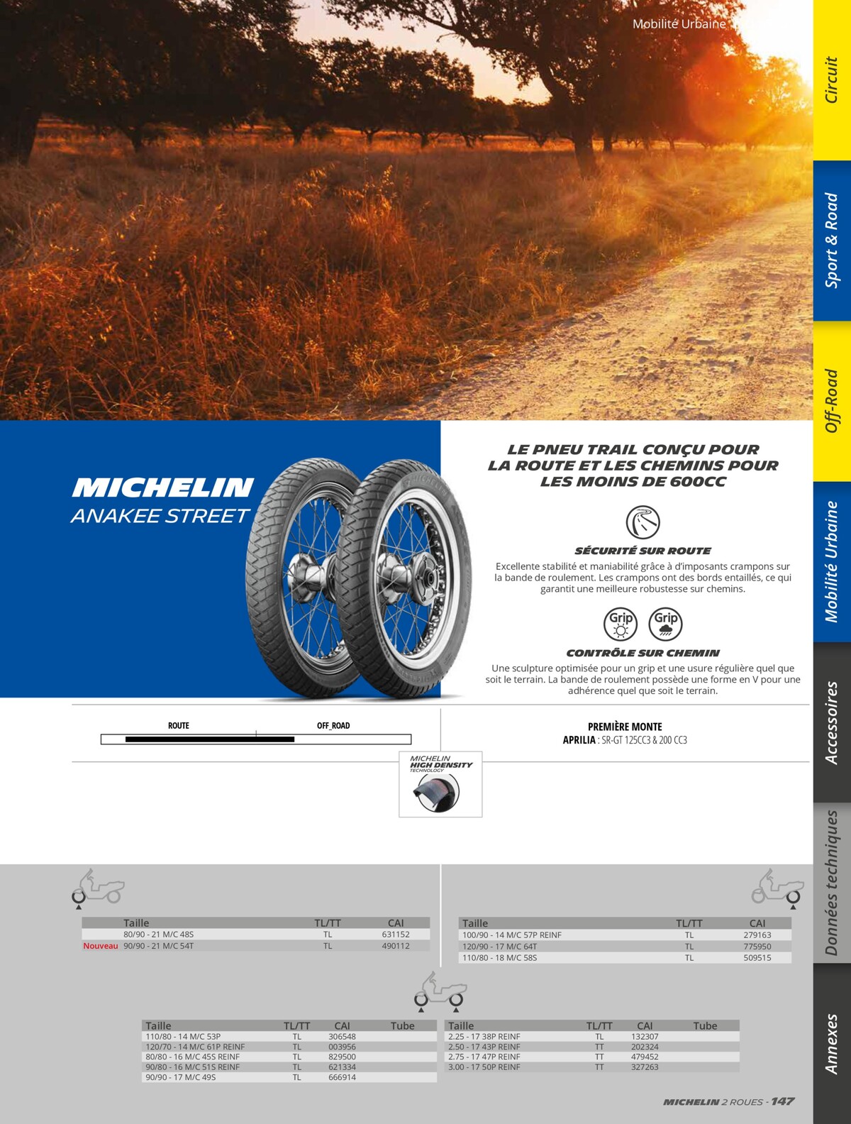 Catalogue Michelin Catalogue 2023, page 00147