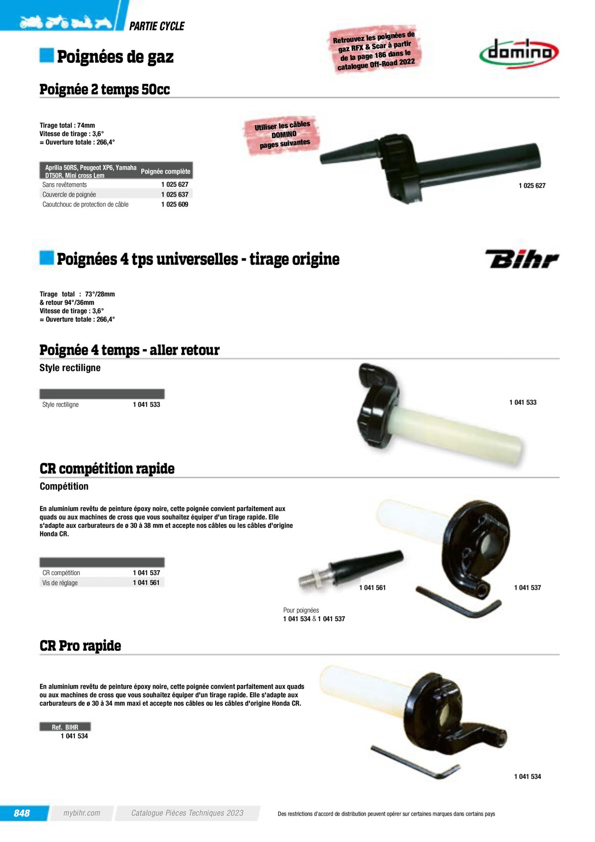 Catalogue Pieces Techniques 2023, page 00850