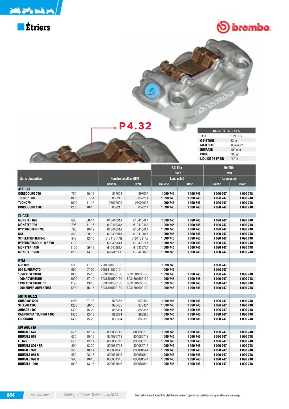 Catalogue Pieces Techniques 2023, page 00966