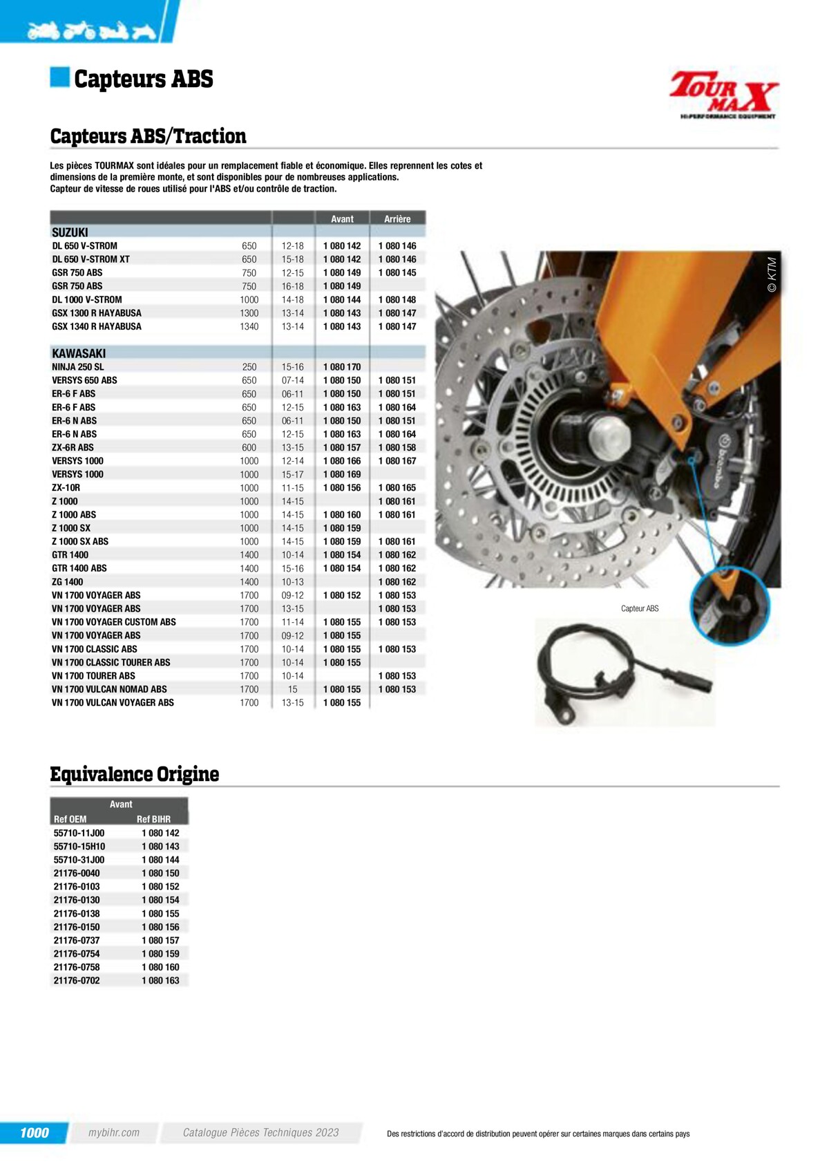 Catalogue Pieces Techniques 2023, page 01002