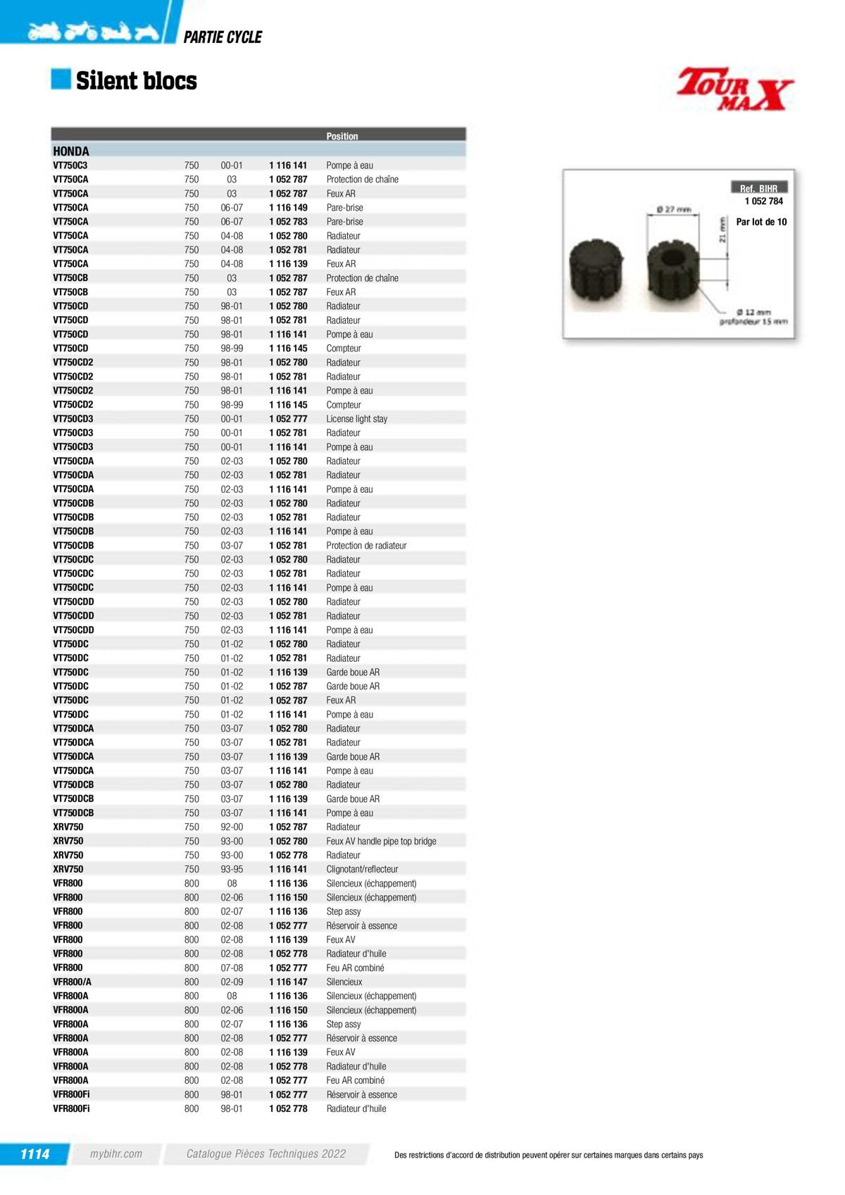 Catalogue Pieces Techniques 2023, page 01116