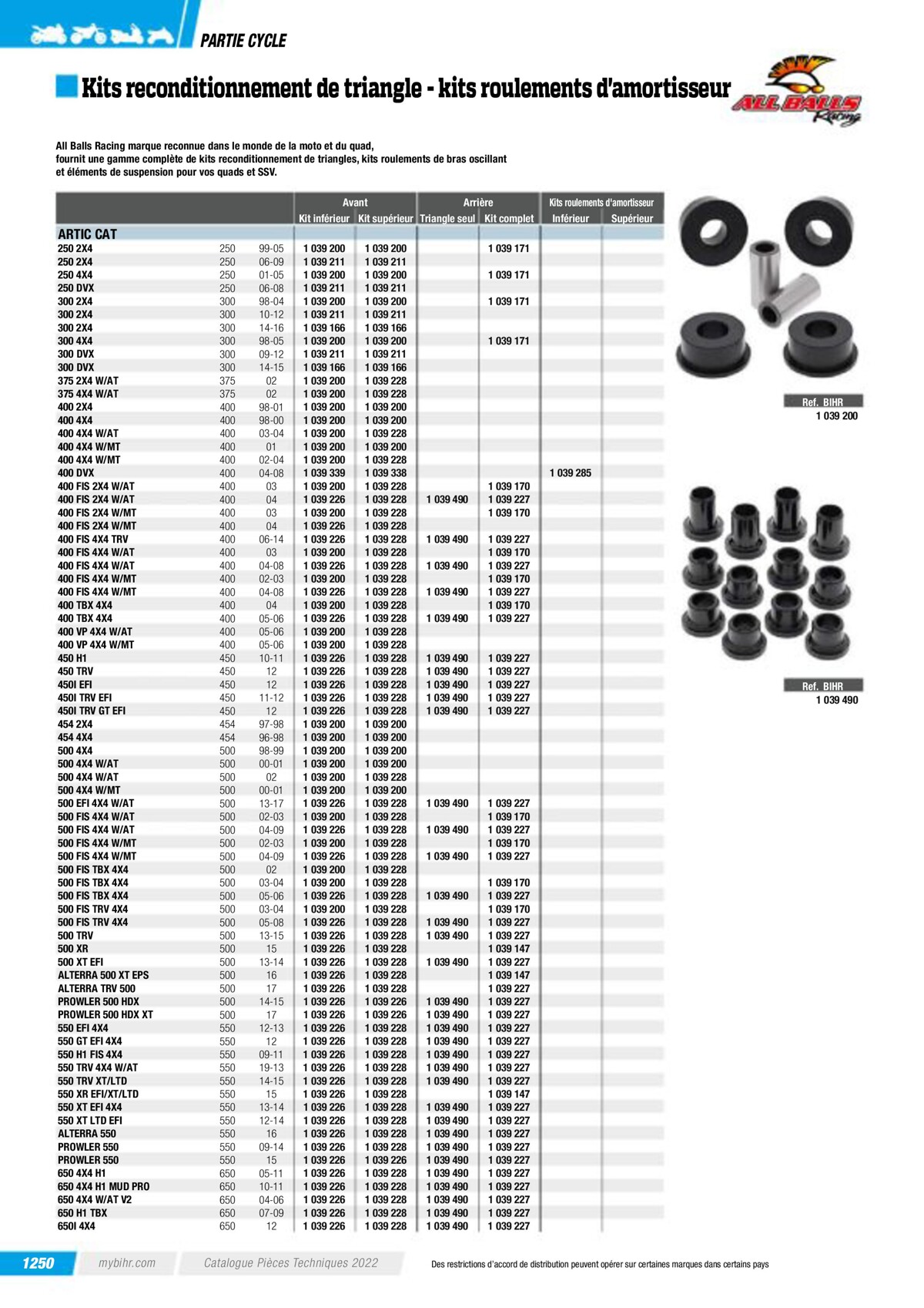 Catalogue Pieces Techniques 2023, page 01252