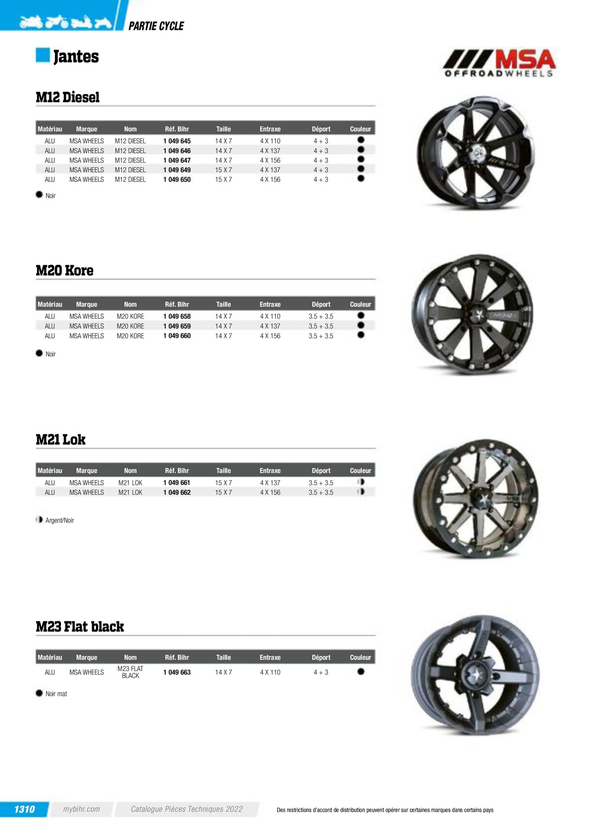 Catalogue Pieces Techniques 2023, page 01312