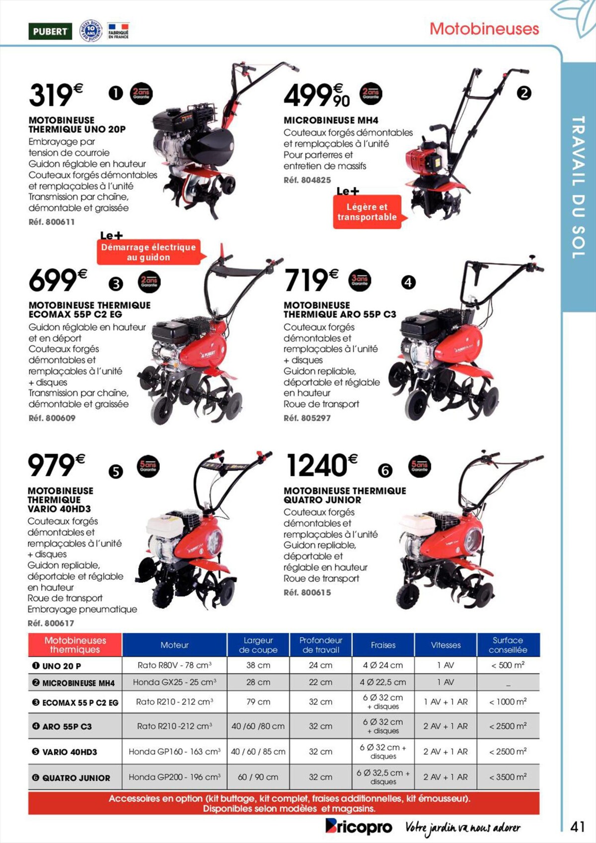 Catalogue GUIDE 2023 ESPACES VERTS, page 00041