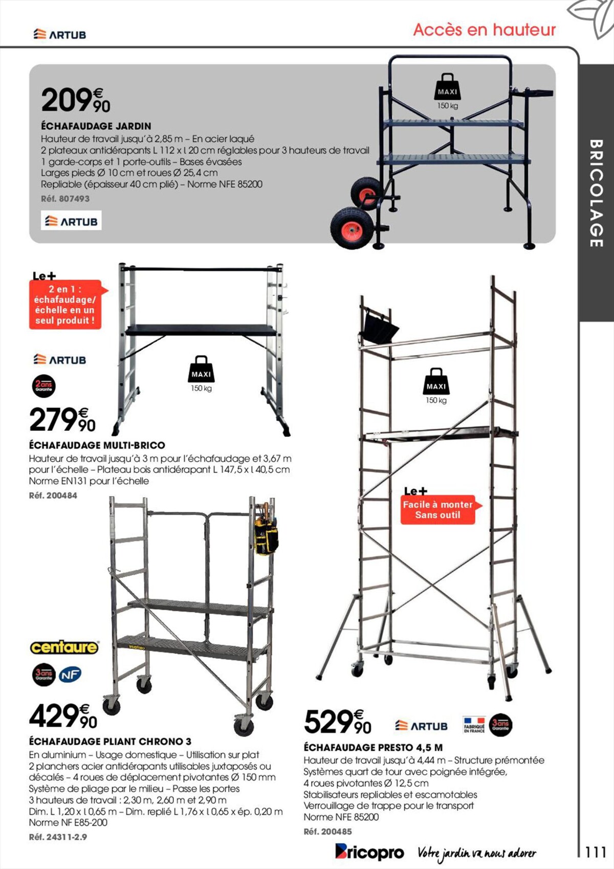 Catalogue GUIDE 2023 ESPACES VERTS, page 00111