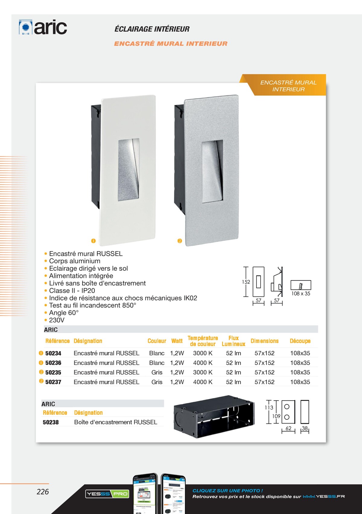 Catalogue Encarte Yesss Electrique, page 00226