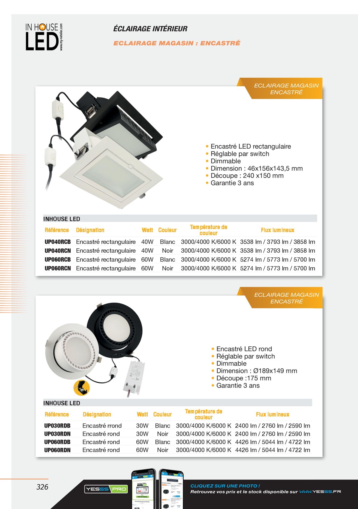 Catalogue Encarte Yesss Electrique, page 00326