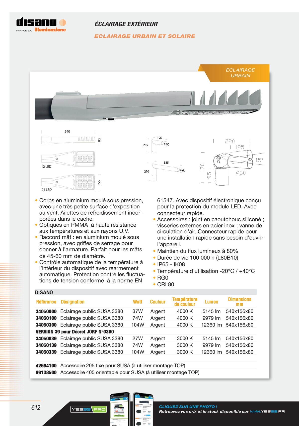 Catalogue Encarte Yesss Electrique, page 00612