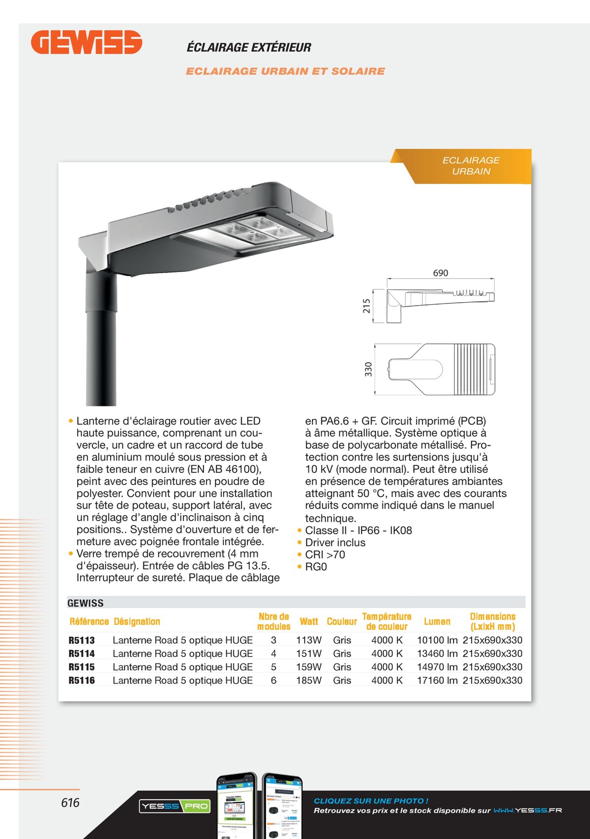 Catalogue Encarte Yesss Electrique, page 00616