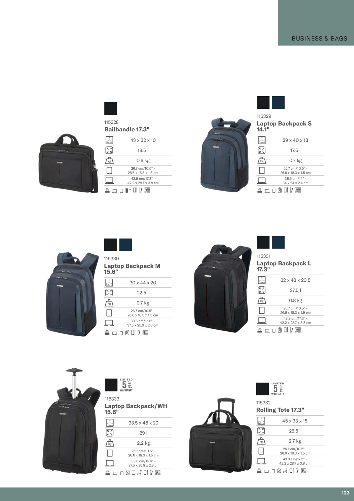 Catalogue Catalogue Samsonite 2023, page 00125