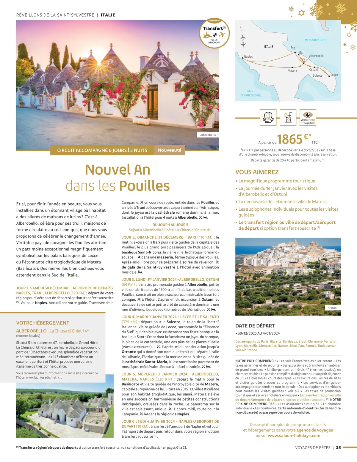 Catalogue Voyages de Fêtes 2023-2024, page 00035