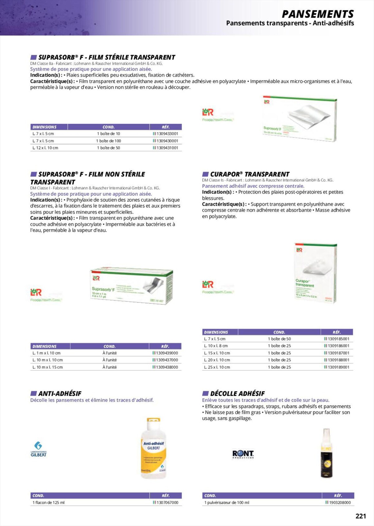 Catalogue Catalogue Professionnels, page 00221