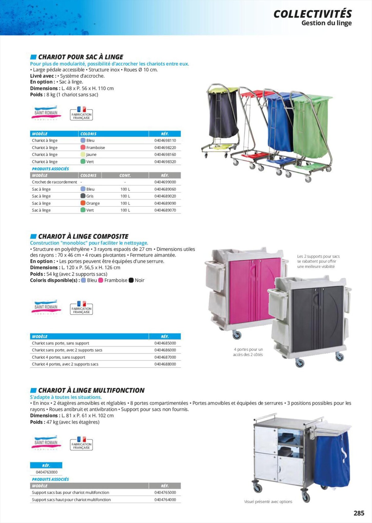 Catalogue Catalogue Professionnels, page 00285