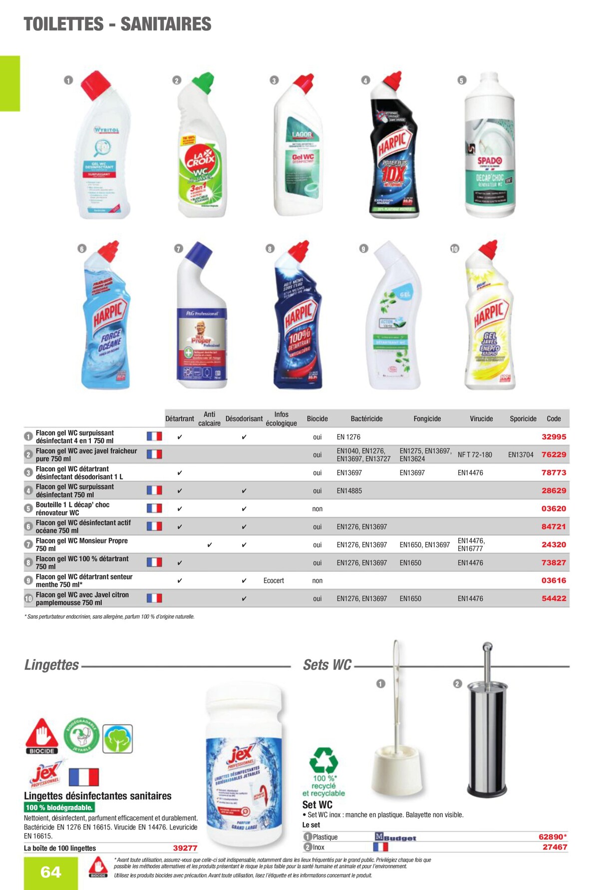 Catalogue Fournitures aux Entreprises 2023, page 00066