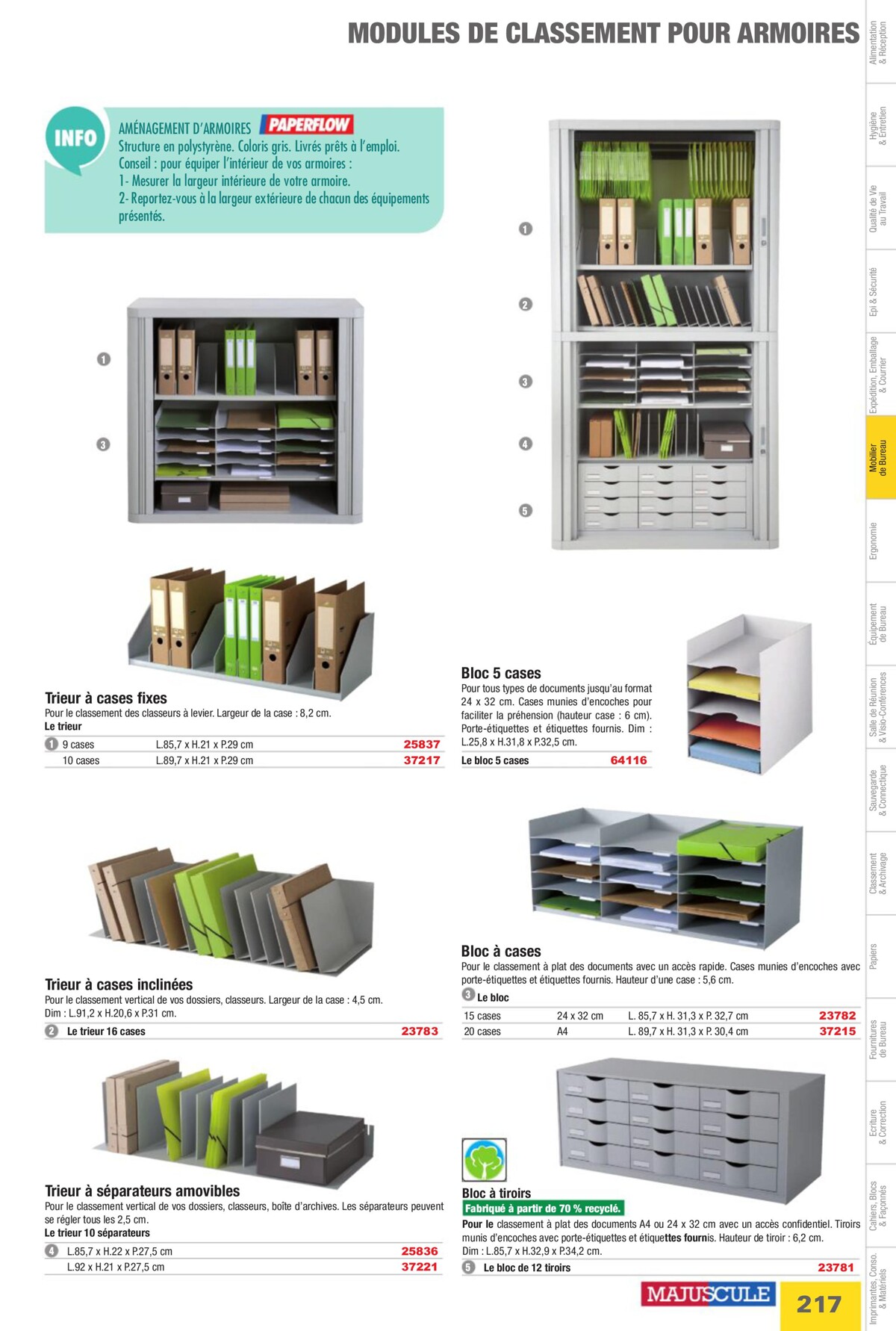 Catalogue Fournitures aux Entreprises 2023, page 00219