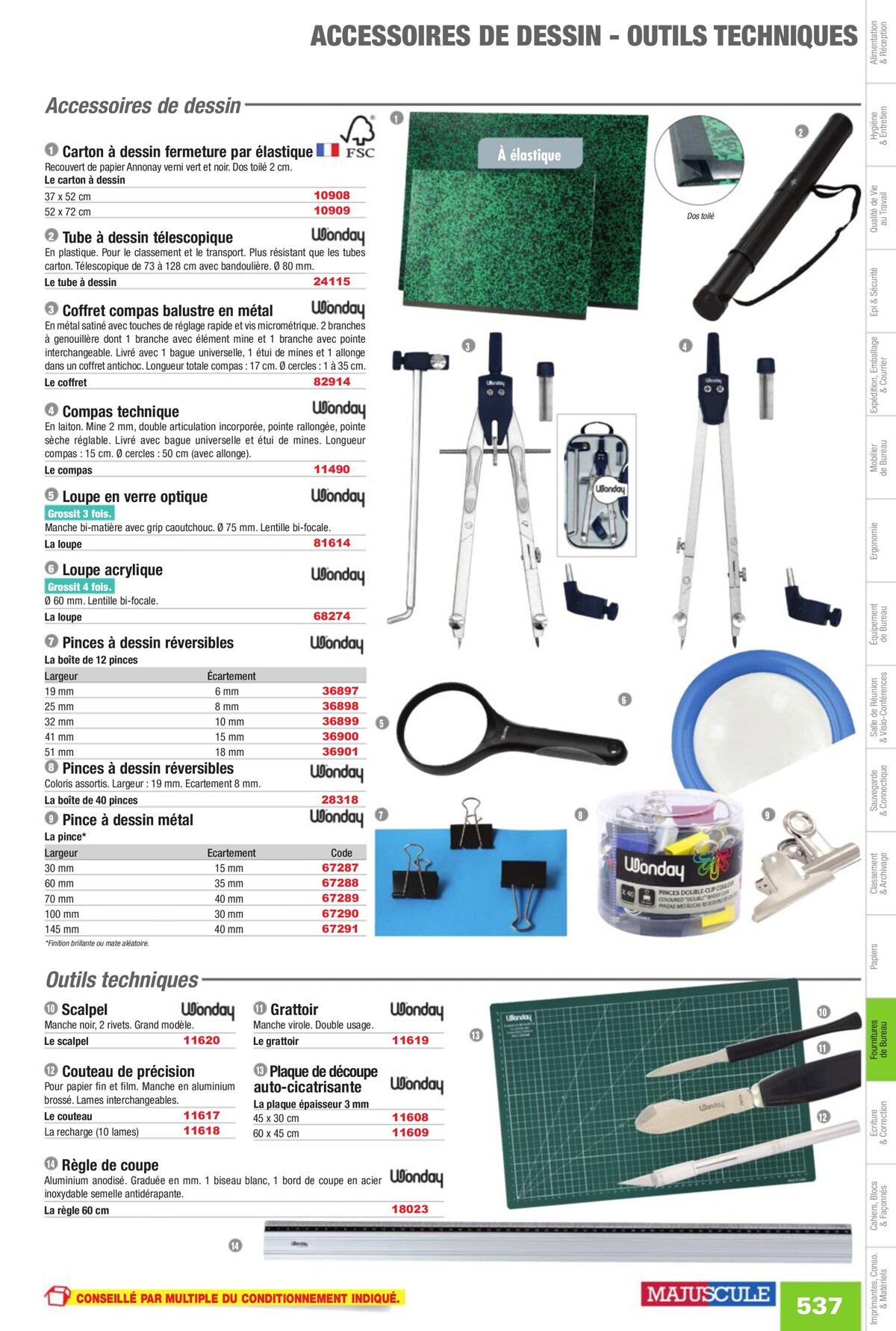 Catalogue Fournitures aux Entreprises 2023, page 00539