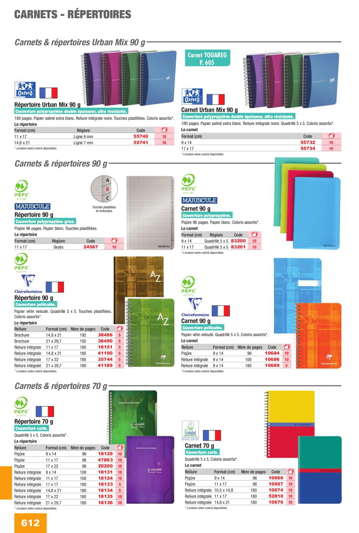 Catalogue Fournitures aux Entreprises 2023, page 00614