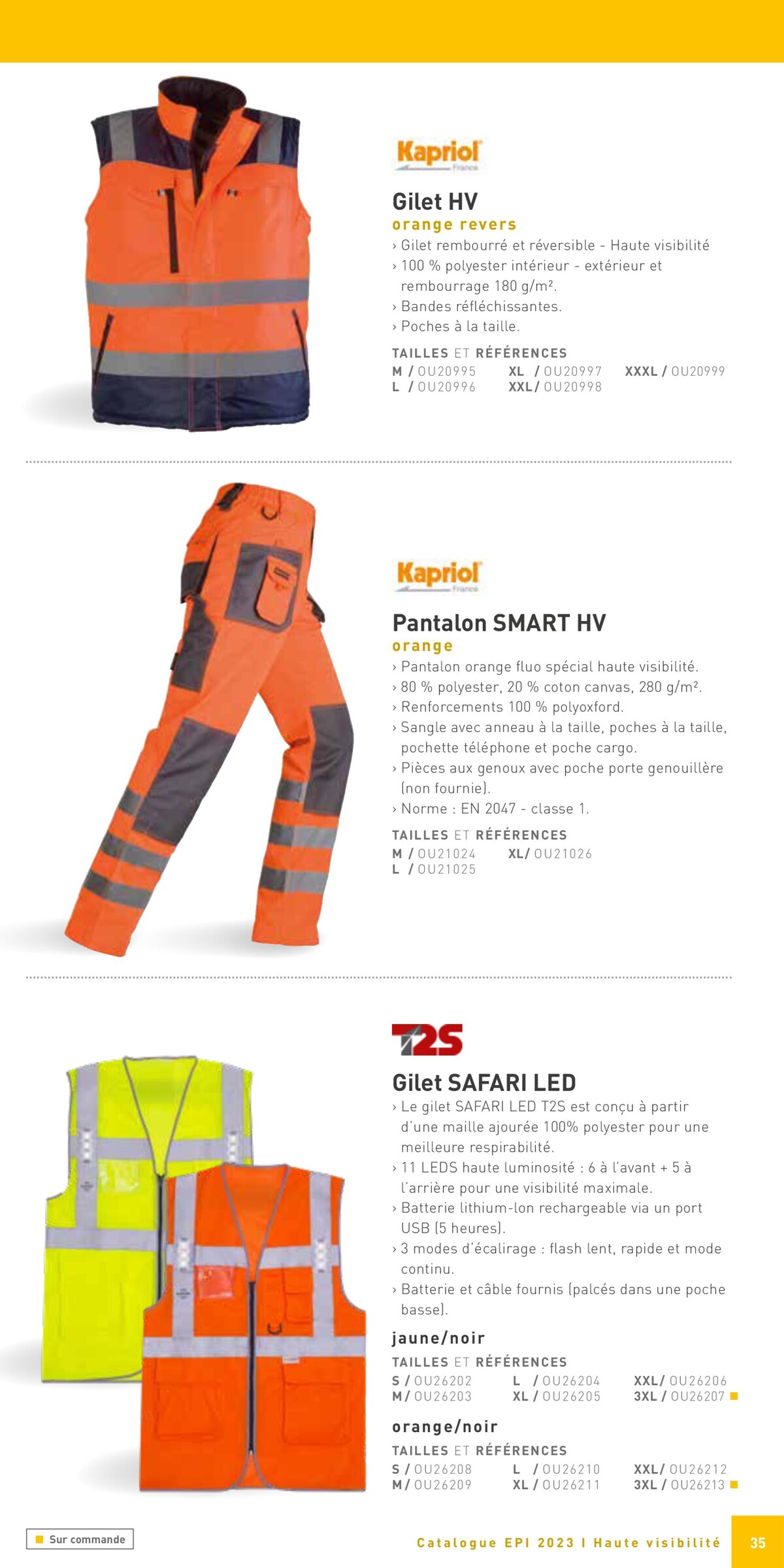 Catalogue Equipment de protection individuelle et de securite , page 00037
