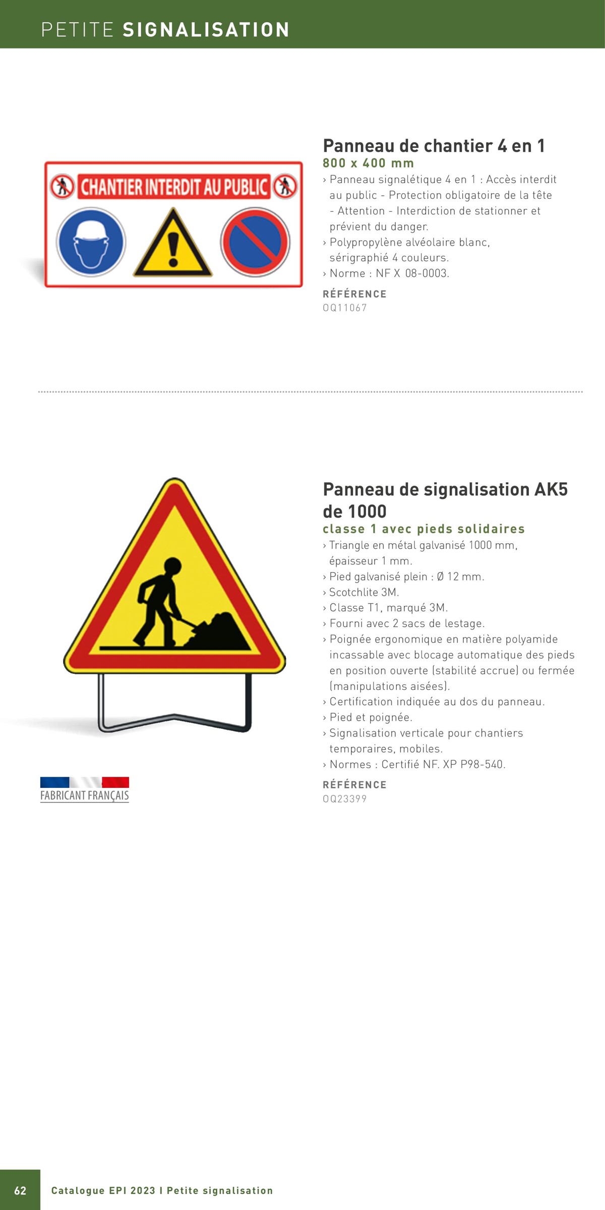 Catalogue Equipment de protection individuelle et de securite , page 00064