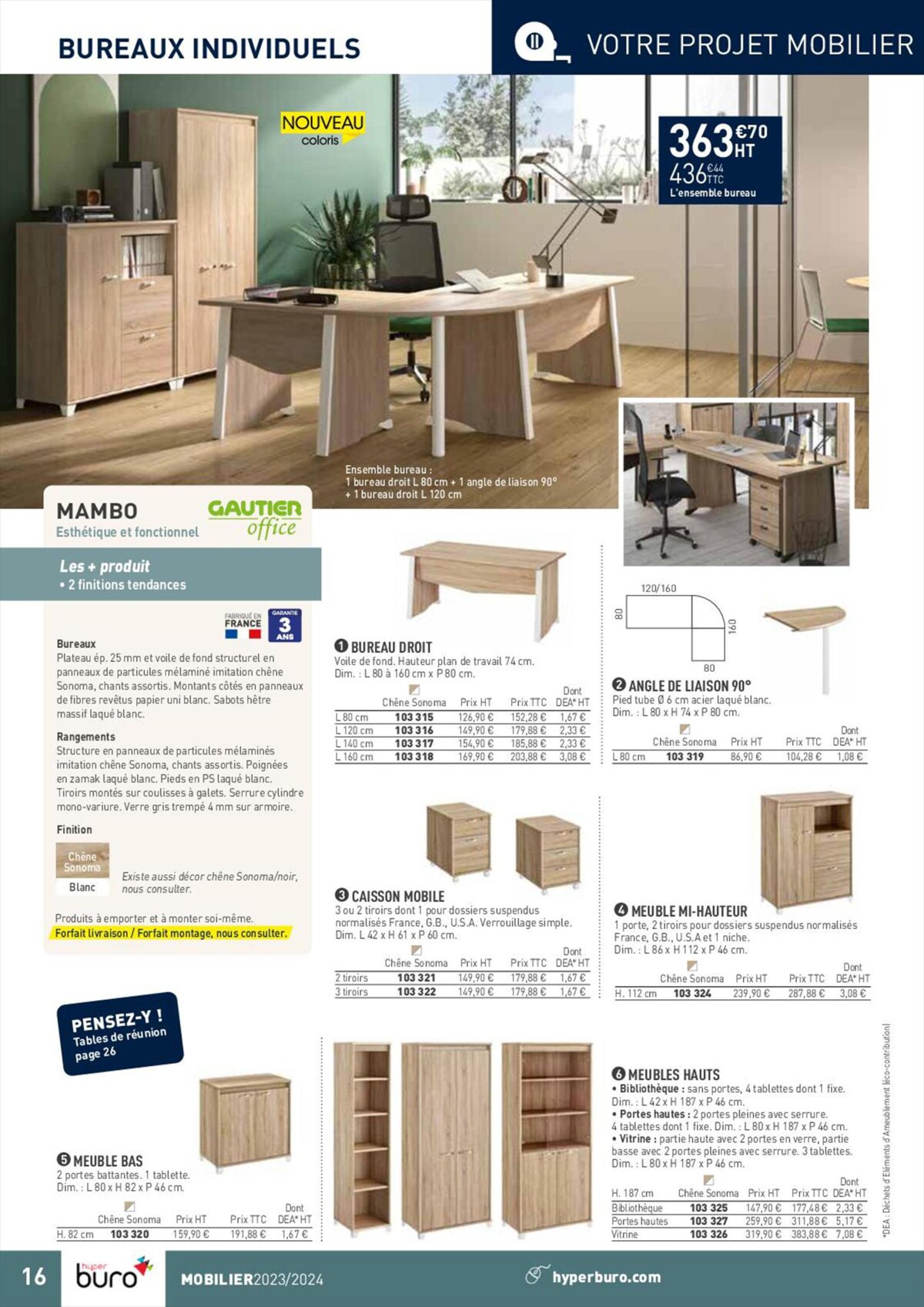 Catalogue Sélection Mobilier 2023/2024!, page 00016