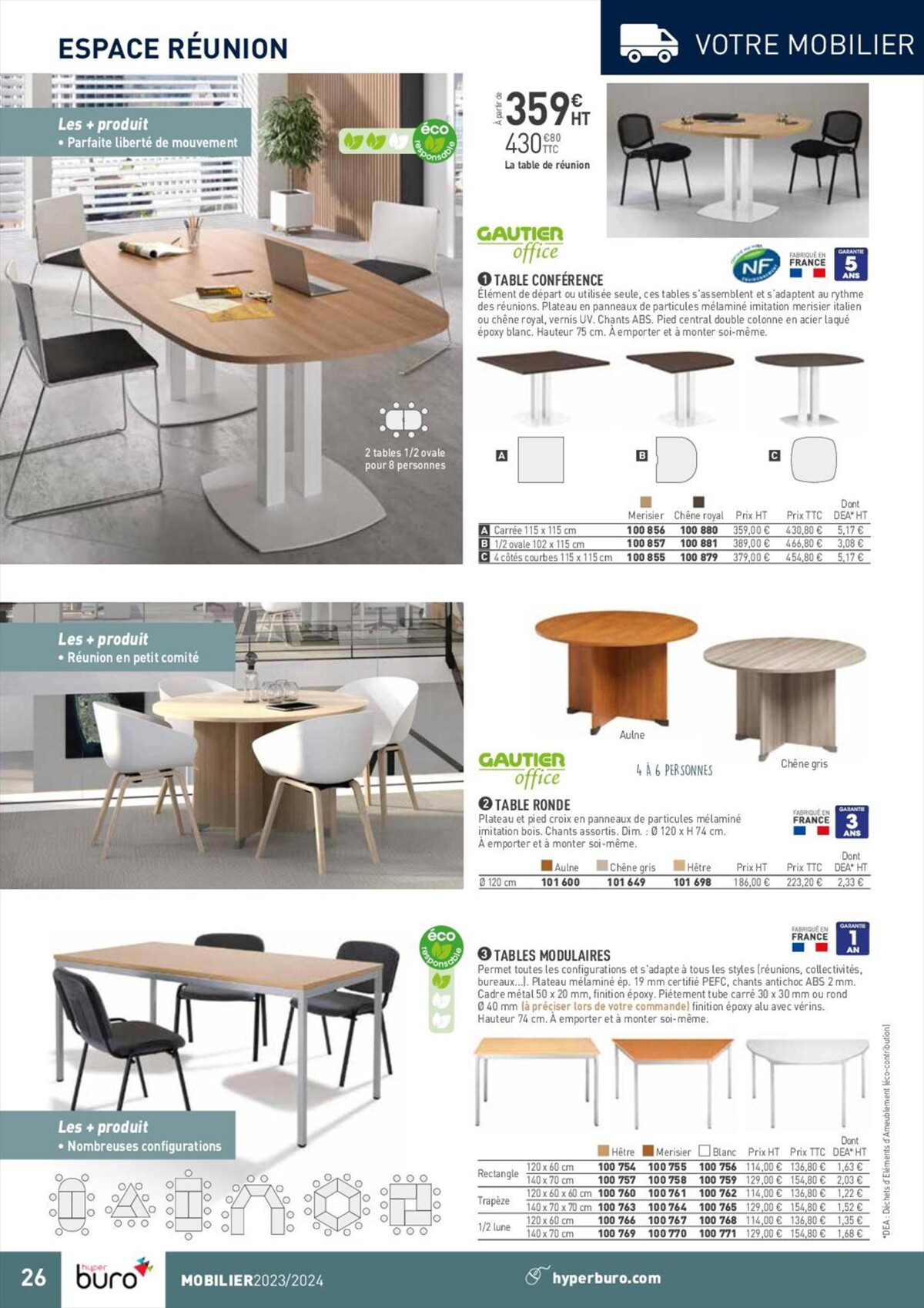 Catalogue Sélection Mobilier 2023/2024!, page 00026