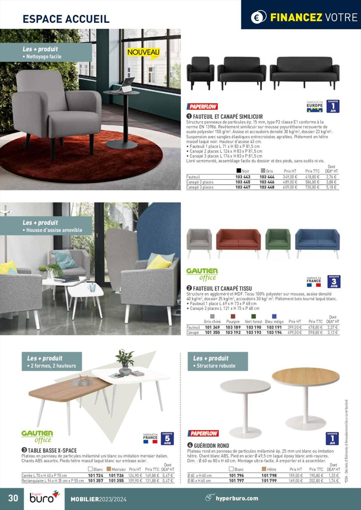 Catalogue Sélection Mobilier 2023/2024!, page 00030