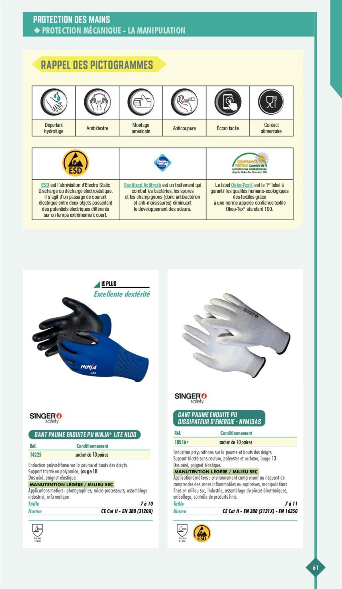 Catalogue Essentiel Protection 2023, page 00063