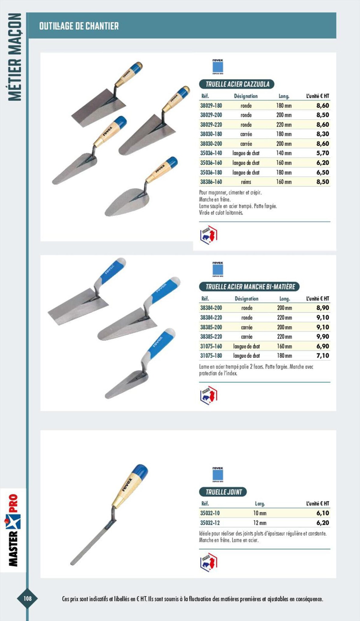 Catalogue Essentiel Batiment 2023, page 00110