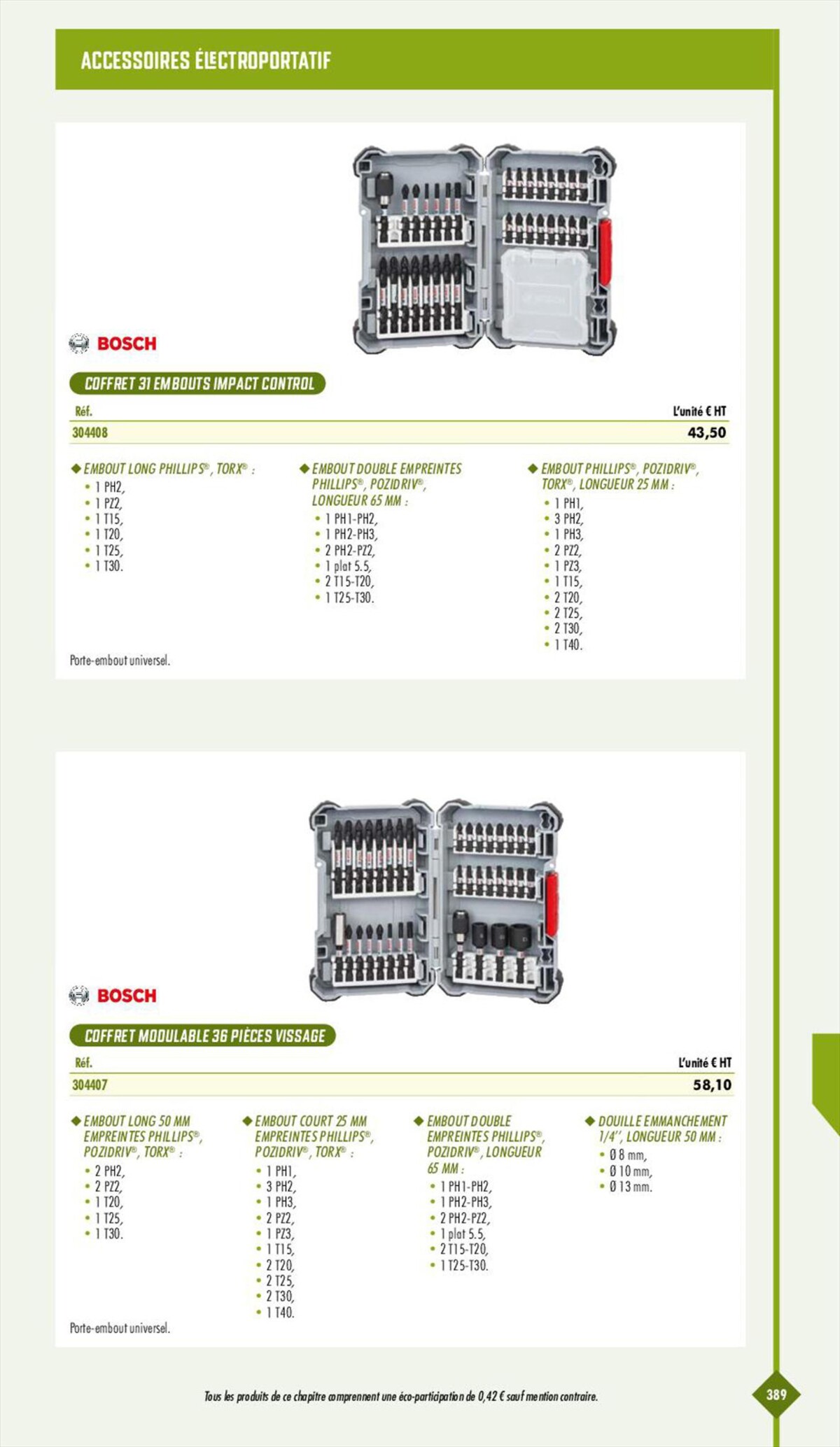 Catalogue Essentiel Batiment 2023, page 00391