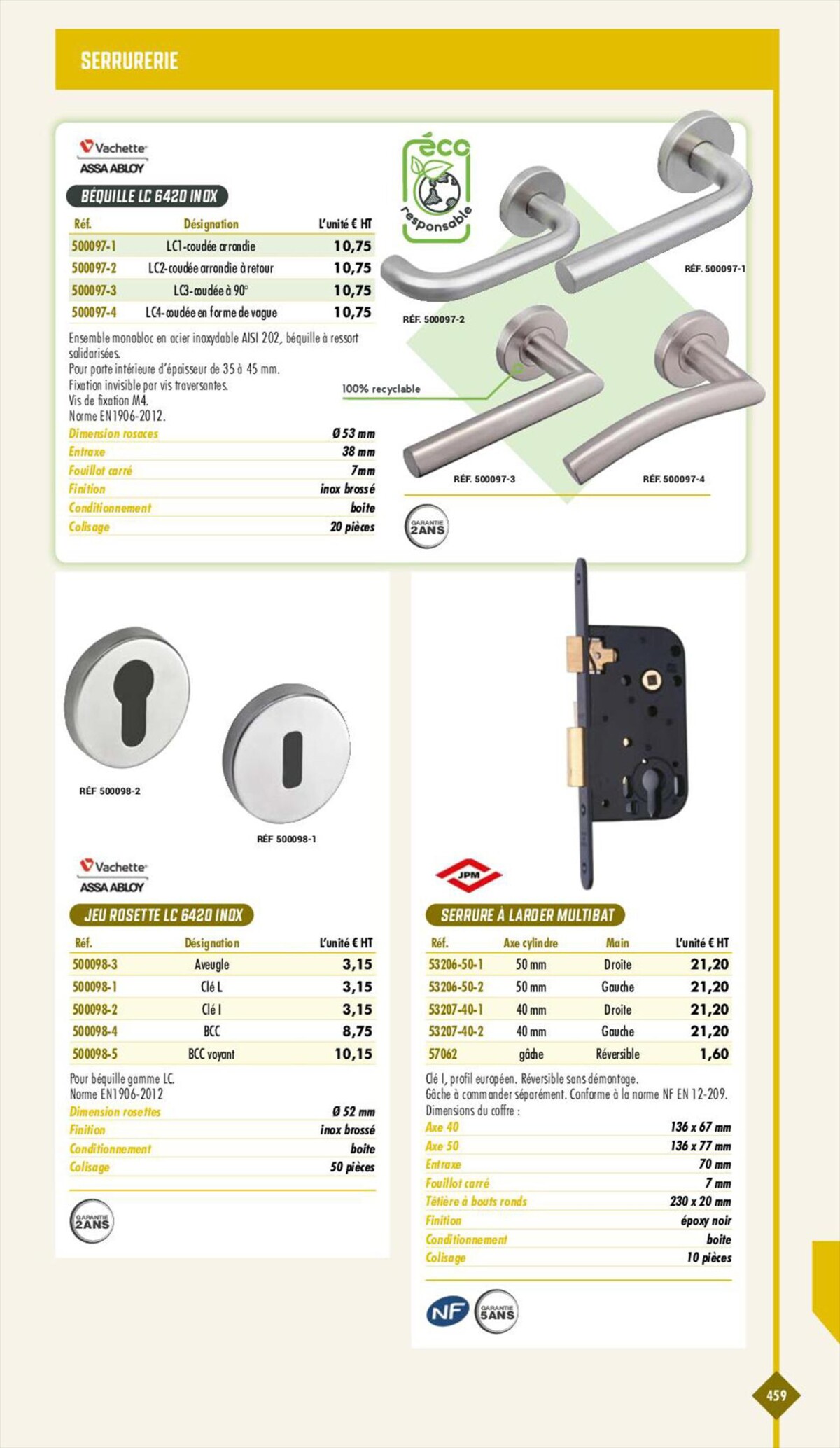 Catalogue Essentiel Batiment 2023, page 00461