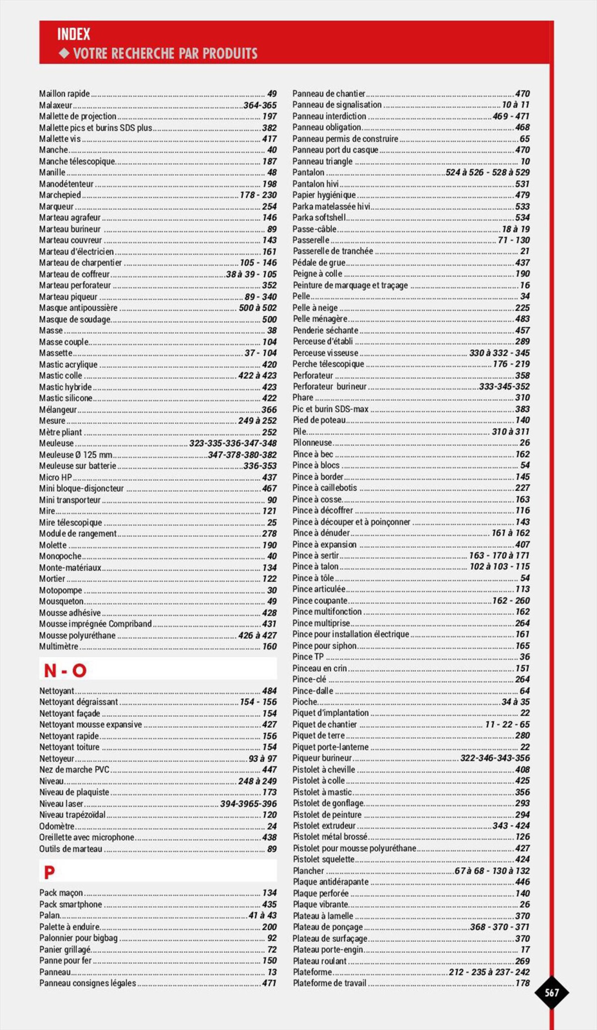 Catalogue Essentiel Batiment 2023, page 00569