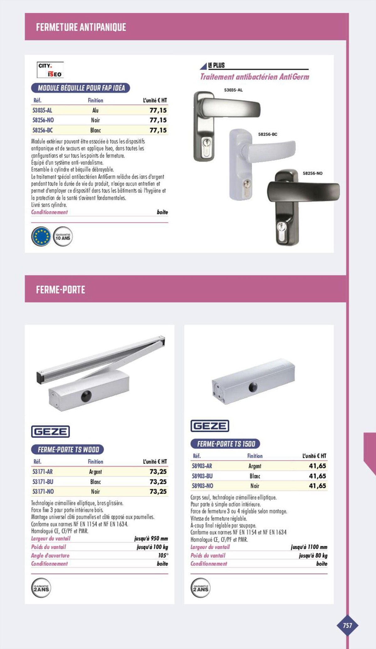 Catalogue Essentiel Industries 2023, page 00759