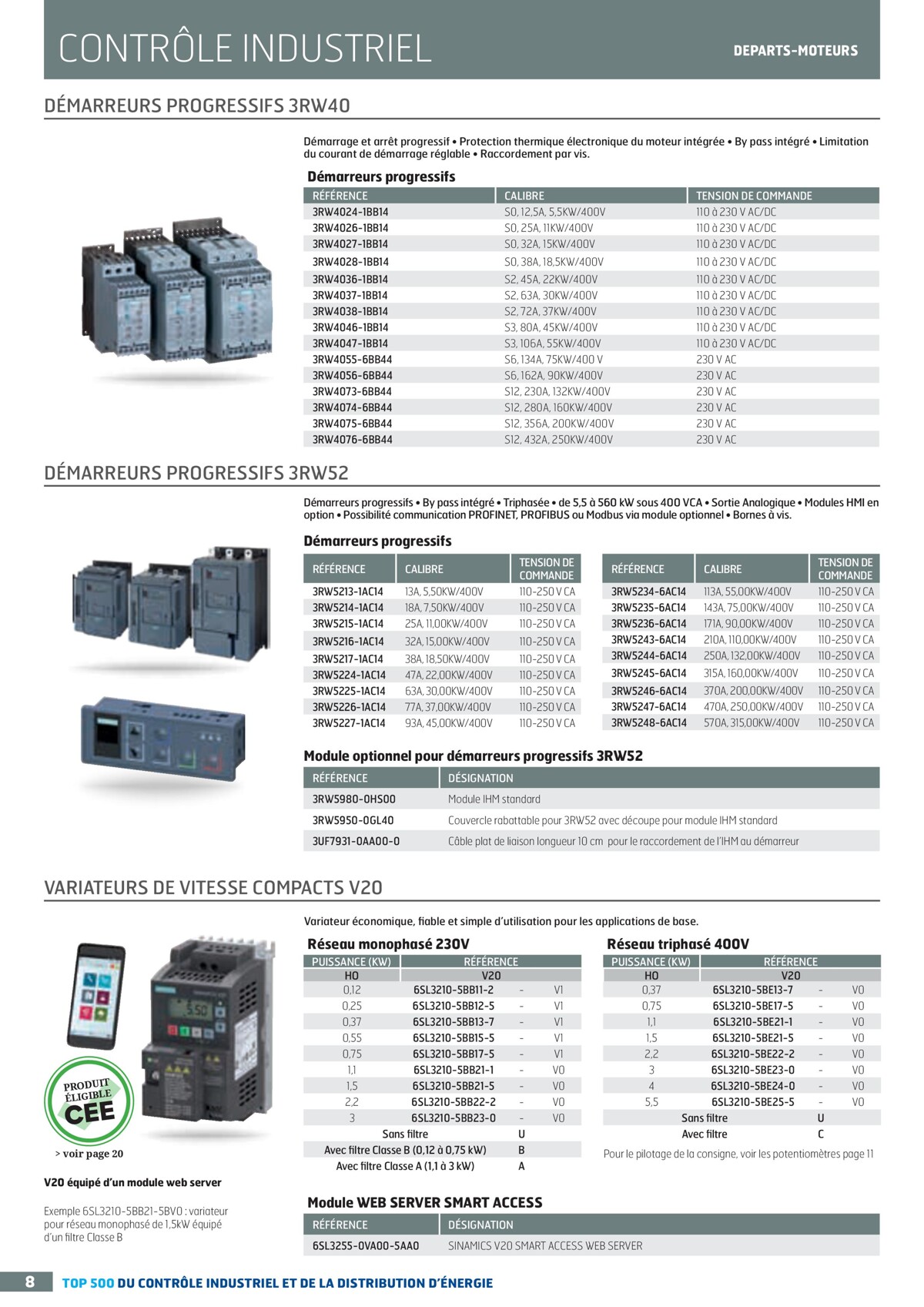 Catalogue TOP 500 siemens - Rexel, page 00008